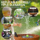 4.0W Solar Bird Bath Fountain Pump, Solar Powered Water Pump, Outdoor Water…