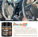Leather Recoloring Balm Black Leather Dye Vinyl Paint Car Interior Seat Furniture Conditioner Couch Recliner Boots Jacket Shoes Handbag — 4