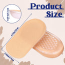 ElevateTech 1/2 Inch Heel Lifts, 2 Pcs Gel Heel Lift Inserts Height Increase Insoles for Leg Length Discrepancy Adjustable Shoe Lifts for Uneven Legs Soft Half Foot Insoles for Heels Pain, Women&Men — 2