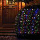 Christmas Lights Outdoor, 200 LED 9.8FT x 6.6FT Waterproof Net Lights Clear Wire Plug in with 8 Modes, Christmas Mesh Lighted Decorations for Xmas Indoor Tree Bush Yard Home Decor, Multi-Colored — 6