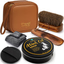 Feilove 4-in-1 Mink Oil Leather Conditioner and Cleaner 3.52 oz - Premium Waterproof Formula for Boots and Shoes — 1