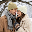 ZOORON Beanie for Men Women Slouchy Winter Beanie Hats Cuffed Skull Caps - 1pack-beige — 6