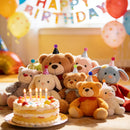 CANREVEL Mini Party Hats for Stuffed Animals Headwear, Birthday Hats | Glitter - 10 PCS — 6