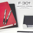 Zebra Pen STEEL F-301 Retractable Ballpoint Pen, Black Ink, 0.7mm, 12-Pack | Black F — 8