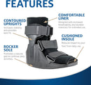 United Ortho USA14015 Short Cam Walker Fracture Boot, Medium, Black — 2