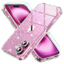 Choiche for iPhone 16 Case Clear Women Girly (Glitter Clear) — 1