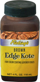 Fiebing’s Edge Kote Black and Brown, 2-Pack - Color Coats Leather Edges - 4 oz — 3