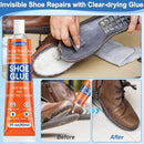 Shoe Glue Soles Repair| 180 ML Heavy Duty Clear Shoe Sole Repair Glue, Waterproof, High-Strength Adhesive, Dries in 24 Hrs| Strong Glue Shoe for Soles, Heels & Repair on Boots, Leather, Rubber, Canvas — 4