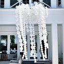 White Link Balloons, 100PCS Linking Balloons with Tail for Making Balloon Wall Arch and Chains, Pearl Quick Balloon for Wedding Birthday Baby Shower Engagement Graduation Party Decorations (6inch) | 6 inch — 6