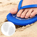 2 Pairs Transparent Self-Adhesive Silicone Gel Thong Sandal Forefoot Insoles Flip Flops Slippers Cushion Inserts Grip Pads Non Slip Pain Relief for Toe Posts Protectors for Women and Men — 7