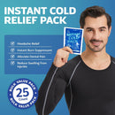 25 Pack Instant Ice Packs for Injuries, Disposable First Aid Cold Packs — 2