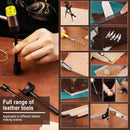 628 Pcs Leather Working Tools Kit, Leather Crafting Kit with Tools Supplies — 6