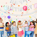 CANREVEL 3 PCS Pre-Strung 3D Happy Birthday Banner Decorations, White — 2