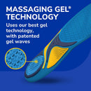 Dr. Scholl’s Energizing Comfort Women’s Everyday Insoles with Massaging Gel - Clinically Proven, All-Day Energy and Comfort Inserts with Patented Triple Gel Design - Shock Absorbing, Arch Support - 1 Pair (Pack of 2) / Women (Size 6-10) — 3