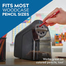 X-ACTO Pencil Sharpener, School Pro Electric Sharpener, Black, With Six Size Dial, XL Shavings Bin - Heavy Duty, Classroom Supplies — 4