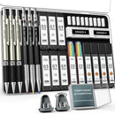 Four Candies 25PCS Mechanical Pencil Set, 0.5, 0.7, 0.9 ＆ 2mm, Storage Case | 0.5mm+0.7mm+0.9mm+2.0mm — 1