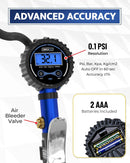 Presta Valve Air Chuck – Digital Bike Tire Inflator with Pressure Gauge – Schrader to Presta Valve Adapter for Air Compressor — 5