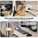 24Pcs Silicone Cable Ties, Cord Organizer Cable Management-Multi photo 5
