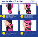 Brace Direct Women's Pink Short CAM Walker Boot, Foot/Ankle Fracture L4361 — 6