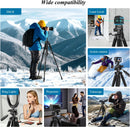 VICTIV 74” Camera Tripod, Tripod for Camera and Phone with Phone Holder photo 5