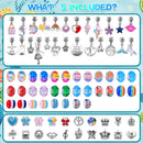 VICTLOV Charm Bracelet Making Kit, DIY Craft for Girls, Unicorn/Mermaid Crafts Gifts Set for Arts and Crafts for… — 2
