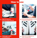 Wilkins Sneaker Whitener for Shoes - Restore Whiteness on Canvas, Leather, Foam and rubber (2.53 fl oz) — 5