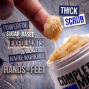 Hand and Foot Scrub: Exfoliating Feet, Hand Exfoliant, Sugar Scrub for Dry Skin, Moisturizing Rough Skin Remover, Ideal for Hands and Feet Care, Scrub for Men — 3