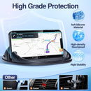 Loncaster Car Phone Holder, Car Phone Mount Silicone Car Pad Mat for Various Dashboards, Slip Free Desk Phone Stand Compatible with iPhone, Samsung, Android Smartphones, GPS Devices and More, Black | Black-1pack photo 4