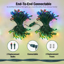 Led Multicolor Christmas Net Lights Outdoor Christmas Bushes Lights 120Led 6ftx5ft, Connectable Outdoor Indoor Mesh Net Lighting for Xmas Holiday, Garden, Lawn, Shrubs, Trees, Bushes Decorations — 4