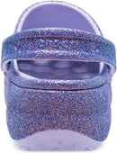 Crocs Women's Classic Platform Glitter Clog, Purple Moon, 7 — 7