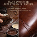 Shoe Care Kit – 16-in-1 Leather Shoe Polish, Cleaning & Conditioning Kit with Saddle Soap & Mink Oil – Black/Brown/Neutral Shoe Polish, 3 Horsehair Brushes – Premium Storage Bag – Gift for Men & Women — 4