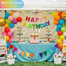 Pre-Strung Felt Happy Birthday Banner Rainbow Garland Set | Colorful — 7