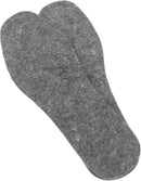 Warm Wool Felt Insoles for Boots, Large Size S (25cm), Breathable Soft Cuttable Shoe Inserts, Winter Warmth and Sweat-Absorbing Support for Men and Women — 1