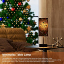 Bedside Table Lamp for Bedroom with 2 USB Ports, 14-Inch, Black — 5