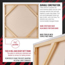 U.S. Art Supply 36"x36" Stretched Canvas for Painting, Gallery Depth 2-Pack | 36" x 36" — 3