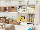 StorageWorks Hanging Closet Organizer with Rod, 4 Sections, 2 Tiers, White — 6
