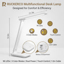 R RUCKERCO Led Desk Lamp Dimmable Desk Light Reading Lamp 3 Lighting Modes, Eye Protection Accessories, Study Desk… — 5