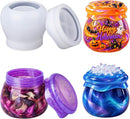 LET'S RESIN Pudding Jar Resin Molds with Lid, Epoxy Molds Silicone for Storage Bottle,Candle Holder,Candy Container,… — 1