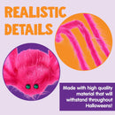 JOYIN Halloween Spider Decorations Outdoor, 5 Ft Giant Neon Colored Pink Spider with Green Eyes for Yard Lawn Garden Halloween Outside Decor, Indoor Haunted House Prop and Party Decor Home — 3