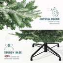 YITAHOME 6.5ft Prelit Aspen Fir Artificial Christmas Tree with Remote — 6