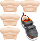 Bude Kids Shoe Inserts 2 Pairs, Heel Grips, Cute Soft Heel Pads - Nude | 2 Pairs — 1