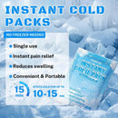 8 Pack Instant Cold Packs (4.3" x 5.9") - Disposable Ice Packs — 2