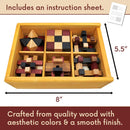 Wooden Brain Teaser Puzzles 6 Pack - 3D Brain Teasers for Adults & Kids - Educational and Fun Gift Ideas - Mind Puzzles — 3