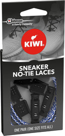KIWI Sneakers No-Tie Laces Shoe Care Product | Blue and White — 4