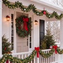 Janinka 15 ft Large Christmas Garage Garland with 100 LED Light 13 Hooks — 5