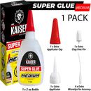 Medium Cyanoacrylate (CA) Super Glue – 2 oz Bottle – Fast-Setting Adhesive for Wood, Plastic, Ceramic, and DIY Projects — 2