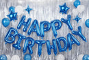 Blue Happy Birthday Balloons Banner Sign Mylar letter Party Decoration — 5