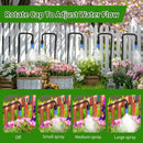 165FT Automatic Drip Irrigation System with Timer & Brass Connectors - DIY Garden Watering Kit for Raised Beds, Lawn & Greenhouse, 1/2" & 1/4" Blank Distribution Tubing | 11.61“ × 11.22” × 5.71“ — 4