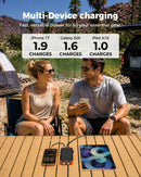 BLAVOR Solar Power Bank 10,000mAh Portable Wireless Charger for Cell Phones photo 4