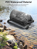 HEETA Dry Bag Waterproof Backpack with Phone Case 20L | Black — 3